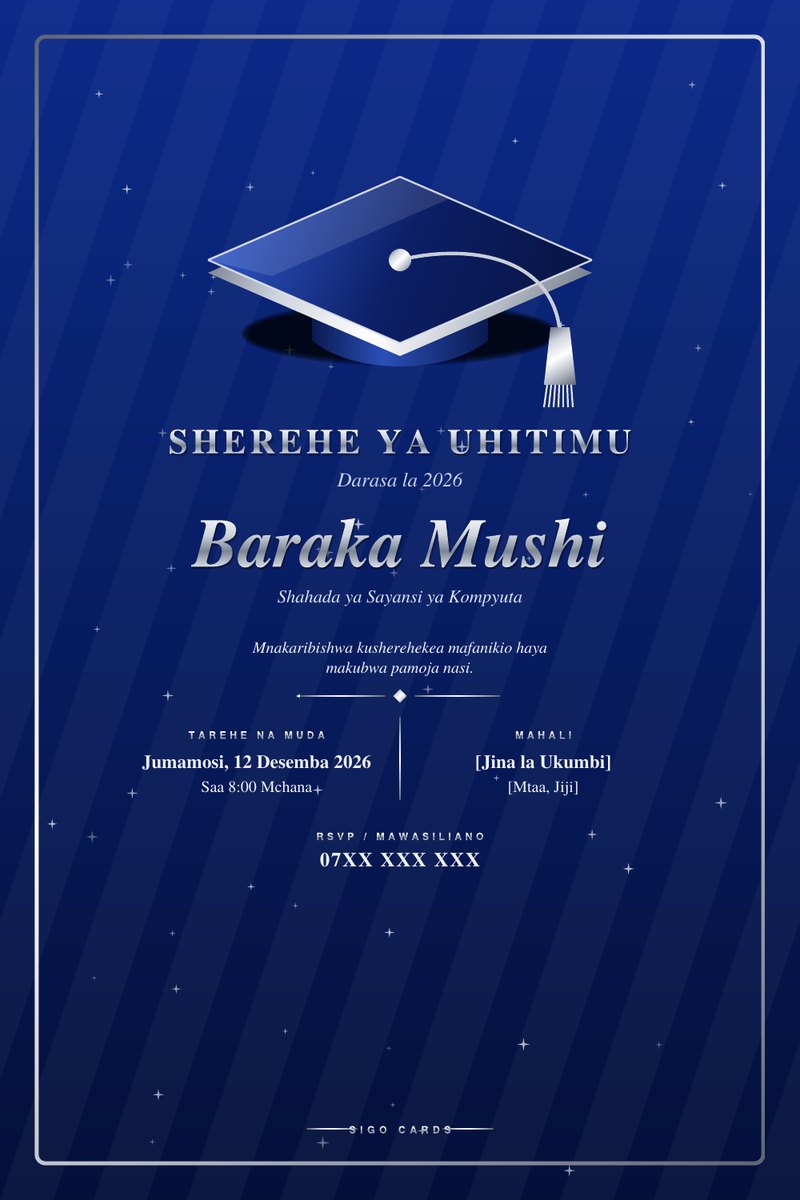 Graduation - Sigo Cards