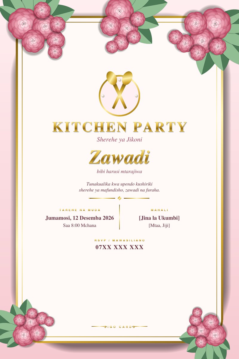 Kitchen Party - Sigo Cards